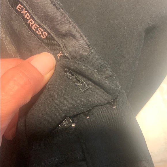 Express Editor Black Flared Pants 4 R - Picture 6 of 7